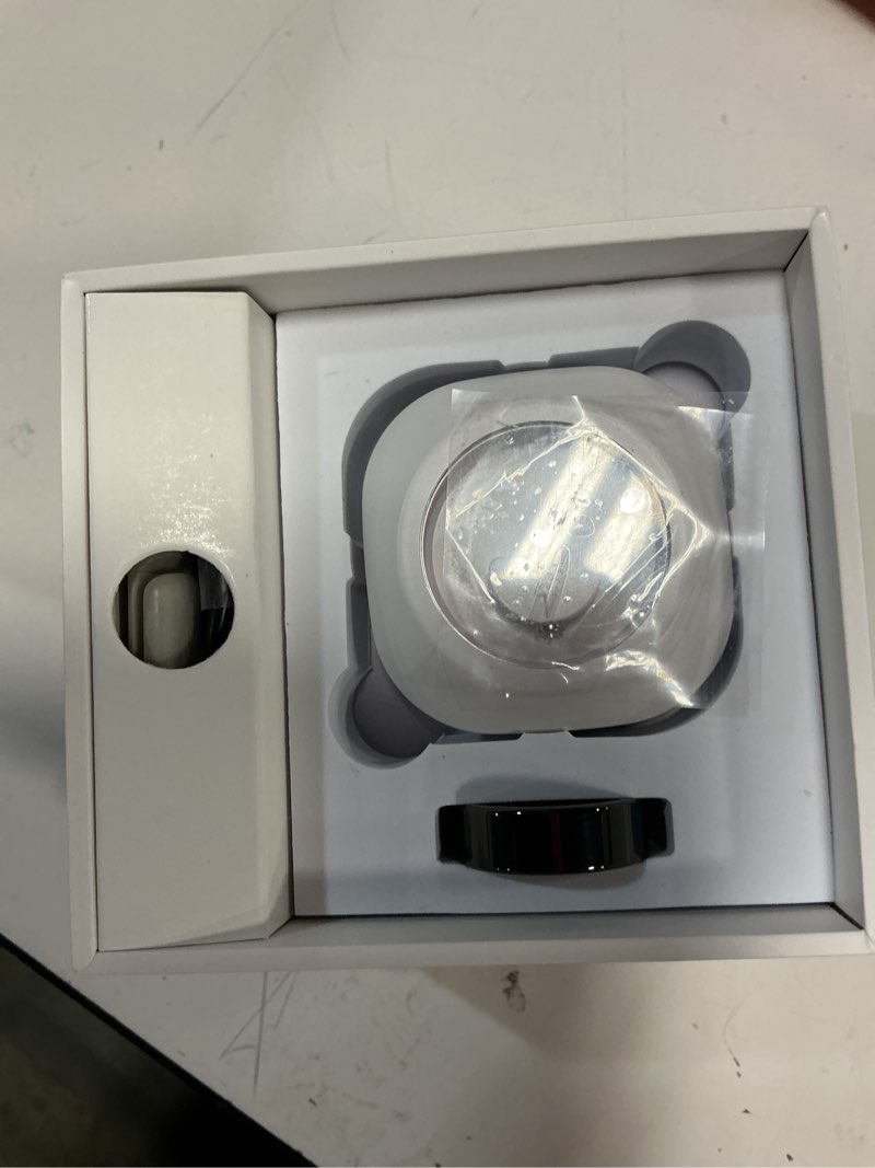 Condition photo showing Good Condition for smart health ring for women men fitness tracker with heart rate, blood oxygen, blood pressure, sleep monitoring, step counting, ip68 waterproof for ios and android, no app fee, black 10 10 black
