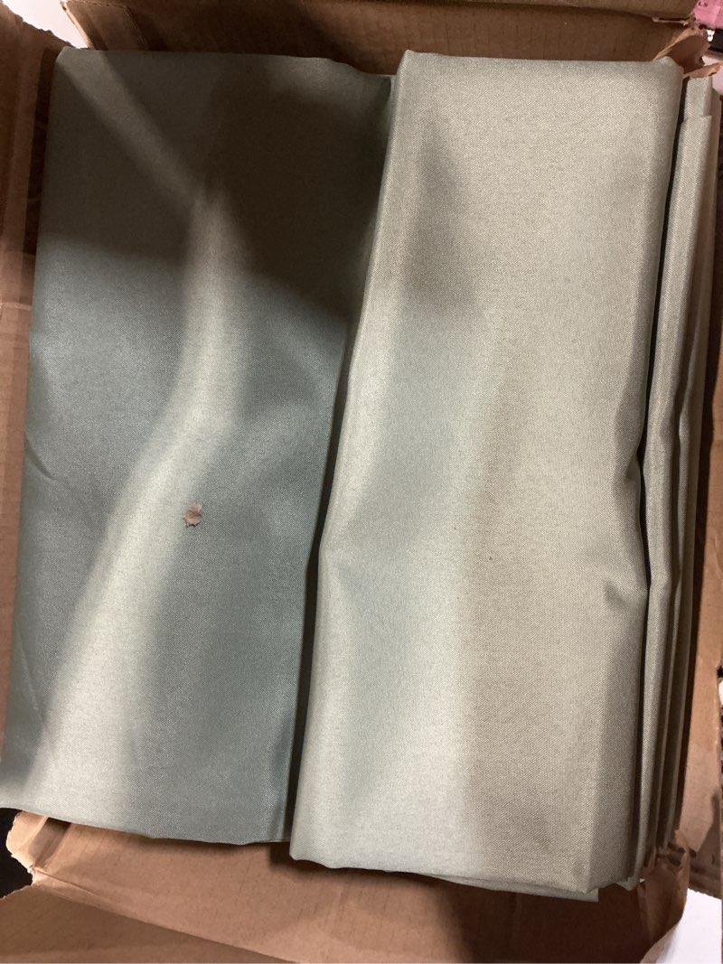 Condition photo showing Good Condition for holidayideas gazebo curtains outdoor waterproof 4 panels-windproof weatherproof privacy curtains-grommet top and tab bottom drape for patio, porch, pergola, cabana, backyard 54x95 inch sage green sage green 54"w x 95"l (pack of 4)