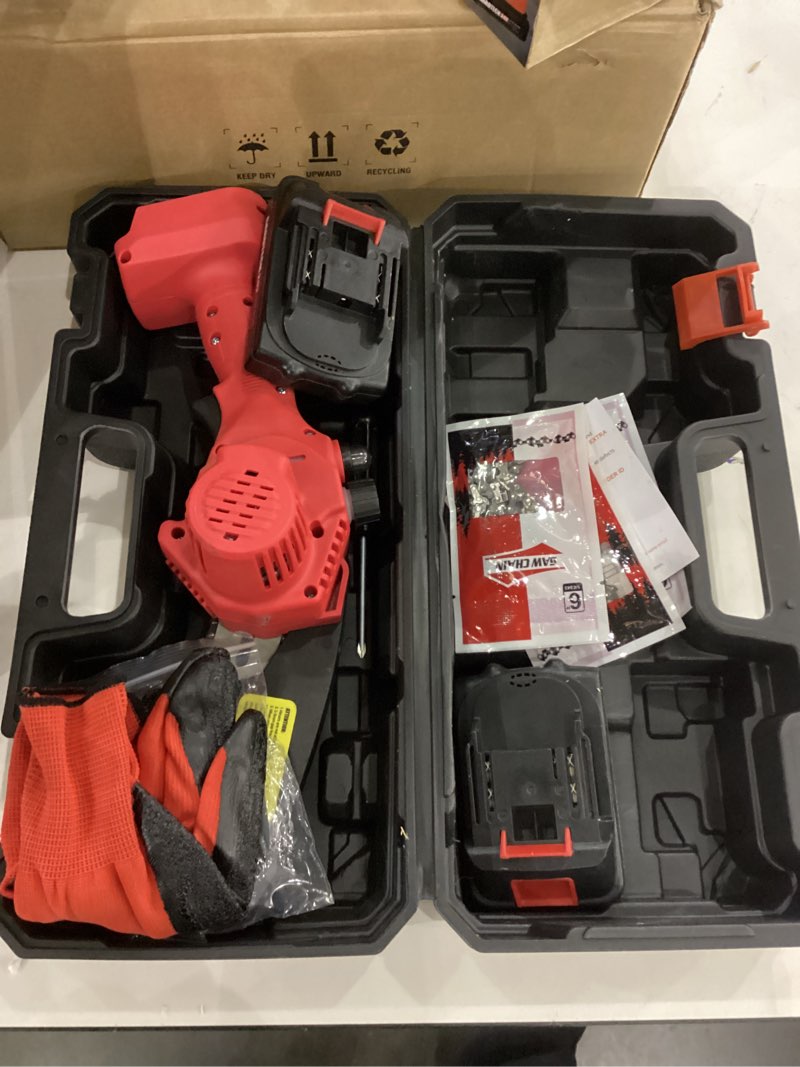 BEST Mini Chainsaw 6 Inch, Gardtech Cordless Portable Electric Chain Saw Handheld Electric Chainsaws