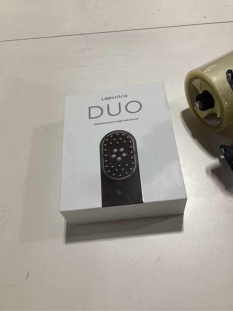 Condition photo showing Good Condition for Laduora Duo 4-in-1 Scalp & Hair Care Device and Boost Pod Set of 2 | Warming Scalp Massage Brush for Smoother, Thicker, Healthier-Looking Hair (Red). Not Tested