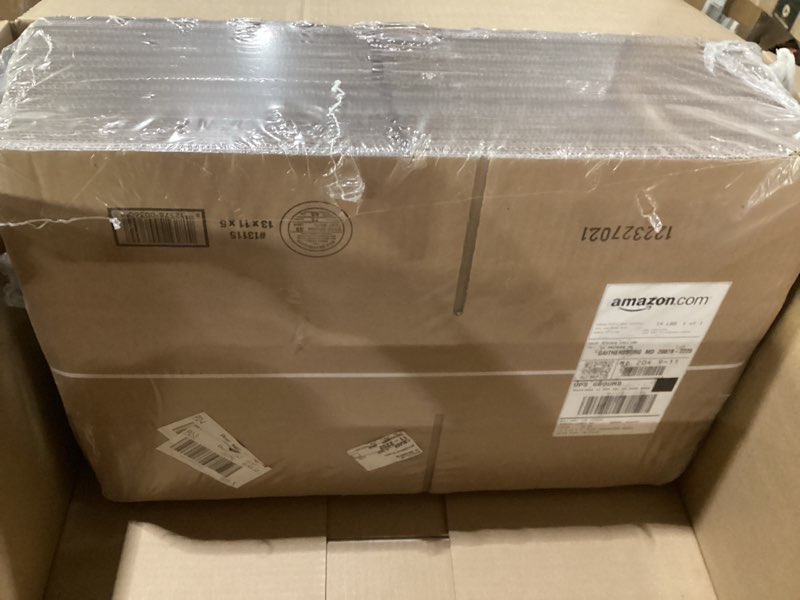 Condition photo showing New/Like New for boxes fast 13 x 11 x 5 corrugated cardboard boxes, flat 13"l x 11"w x 5"h, pack of 25 | shipping, packaging, moving, storage box for home or business, strong wholesale bulk boxes