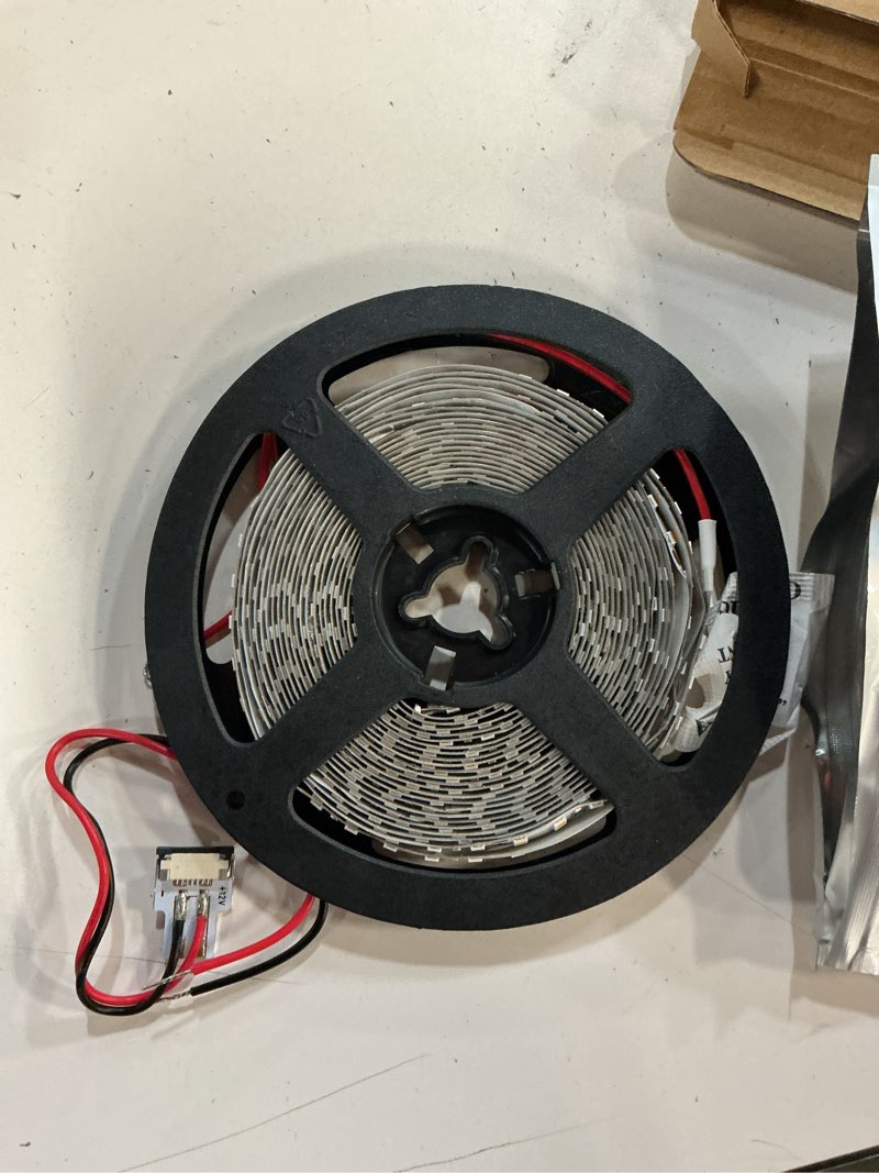 Condition photo showing New/Like New for rv flexible led strip light 12v dimmable tape light 16.4 ft 600 leds 2000 lumen width 5/16” for camper van motorhome truck trailer interior lighting, cri 90+ indoor only (3000k)