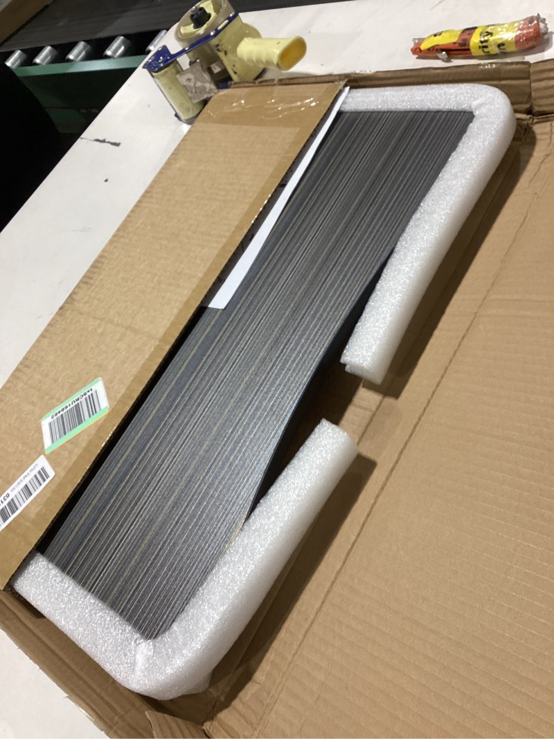 Condition photo showing As Is for Fayquaze Laptop Bed Desk, Portable Foldable Laptop Bed Table with USB Charge Port Storage Drawer and Cup Holder, Lap Desk Notebook Stand Tray Table Serving Tray for Eating, Reading and Working Black