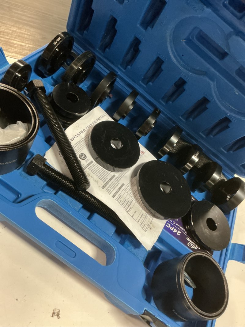 Condition photo showing Good Condition for sixiwanzi 24pc wheel bearing press kit for easy removal & installation fwd bearing press kit