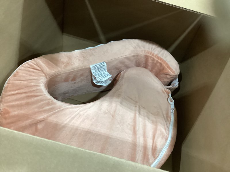 Condition photo showing Good Condition for my brest friend super deluxe nursing pillow - enhanced comfort & ergonomic breastfeeding pillow for ultimate support for mom & baby - adjustable and with handy side pocket, dusty rose dusty rose super deluxe