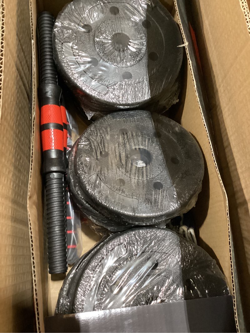Condition photo showing Good Condition for weight dumbbell set adjustable dumbbells –premium dumbbell barbell combo for fitness – weight set for lifting at home – muscle building comfortable grip design-easy to use-perfect for gym,lifting
