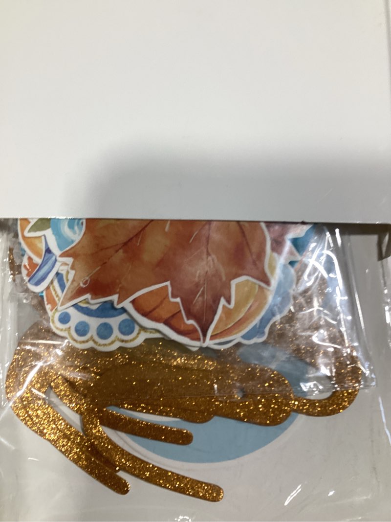 Condition photo showing Good Condition for 26 Pcs Little Pumpkin Baby Shower Banner Sign with 12 Hanging Swirls A Little Pumpkin Is on the Way Banner Fall Blue Hanging Decorations for Gender Reveal Theme Party Supplies Orange Blue Pumpkin