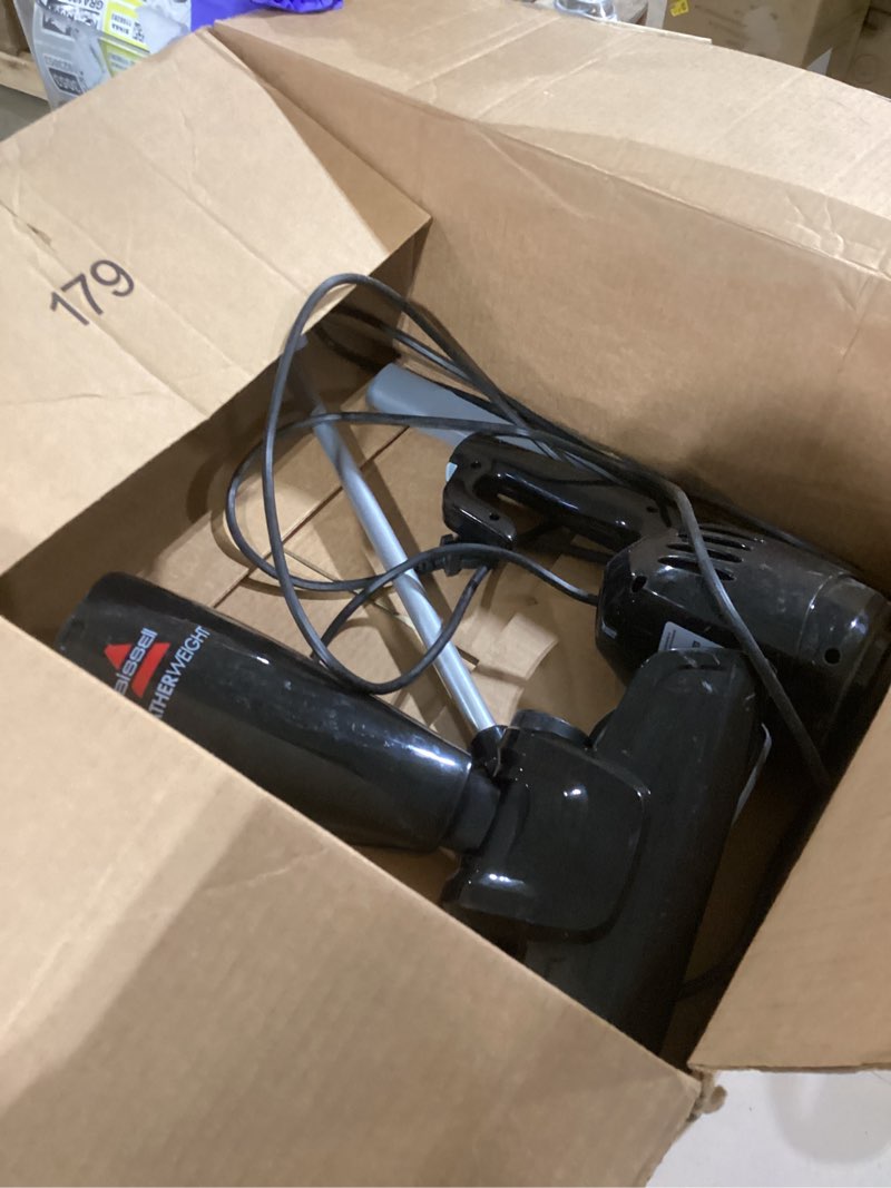 Condition photo showing As Is for Not tested BISSELL Featherweight Stick Lightweight Bagless Vacuum with Crevice Tool, 2033M, Black Featherweight (Black)