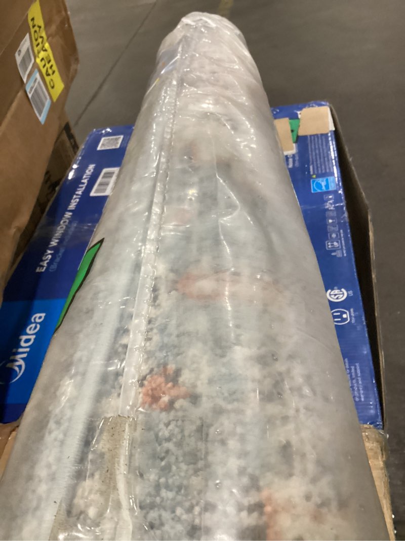 Condition photo showing As Is for loloi odette collection odt-06 sky/multi 5'-3" x 7'-9" area rug sky / multi 5'3" x 7'9" (rectangular)