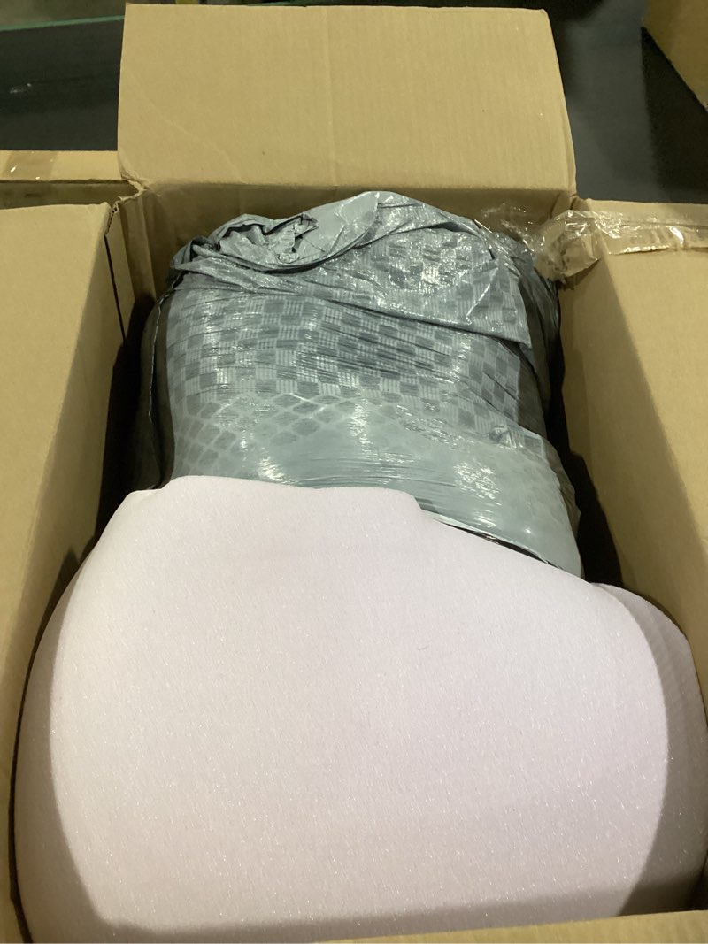 Condition photo showing As Is for muxhomo 3 inch 7-zone queen mattress topper, egg crate memory foam mattress topper queen size for back pain, lavender cooling gel infused bed pad, certipur-us and oeko-tex certification (60"×80") queen 3 inch