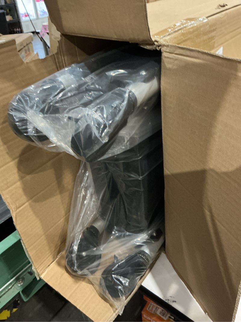 Condition photo showing Good Condition for similar to not exact yitahome utility cart on wheels, 550 lbs capacity service cart, 40 x 17 inch rolling work carts, 2 shelf heavy duty plastic cart suitable for warehouse, garage, school & office, cleaning, gray