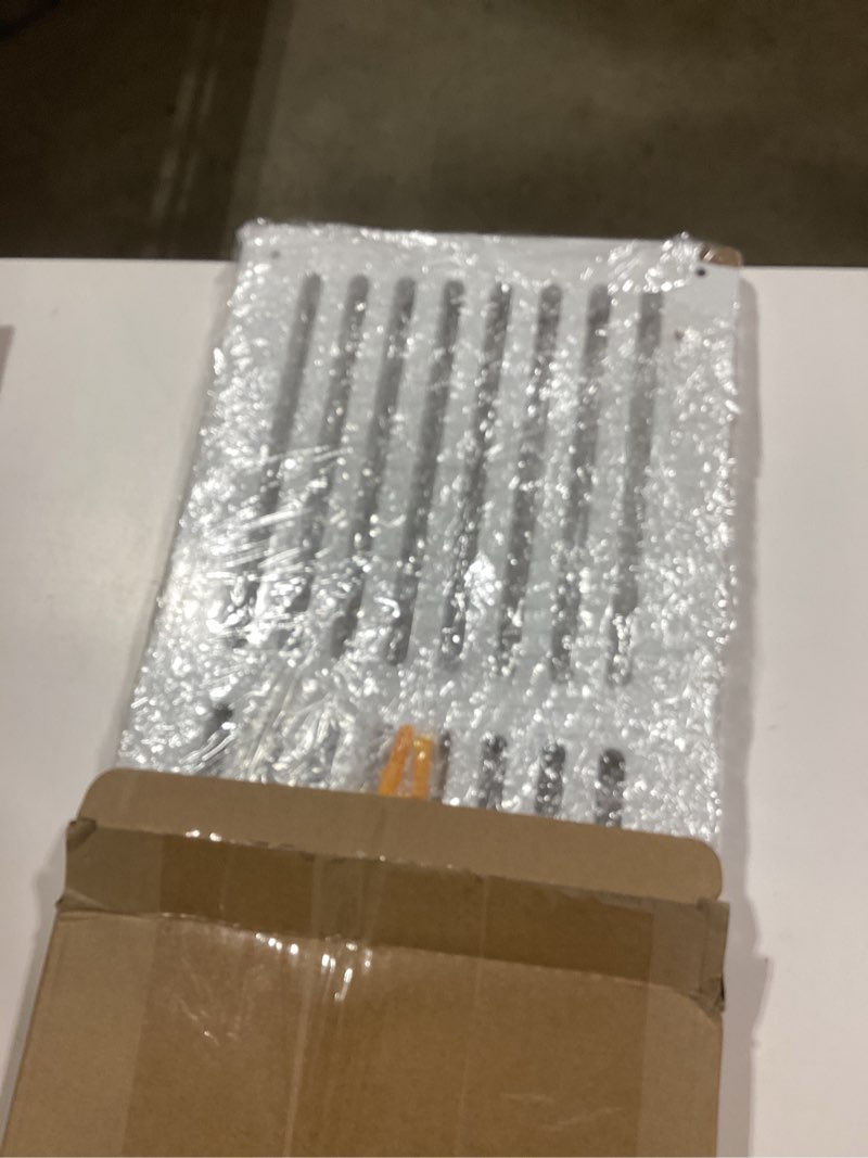 Condition photo showing Good Condition for 1 Pcs Return Air Grille 32 x 8.5 x 3/4 Inches High Flow Air Vent with Angled Slots Decorative White Return Vent Cover Suitable for Various Home Decoration Styles 32 x 8.5 x 3/4 Inches White 1