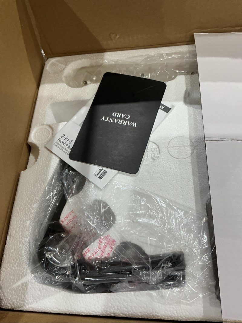 Condition photo showing New/Like New for hair steamer kingsteam 2 in 1 ozone facial steamer, design for personal care use at home or salon barber black