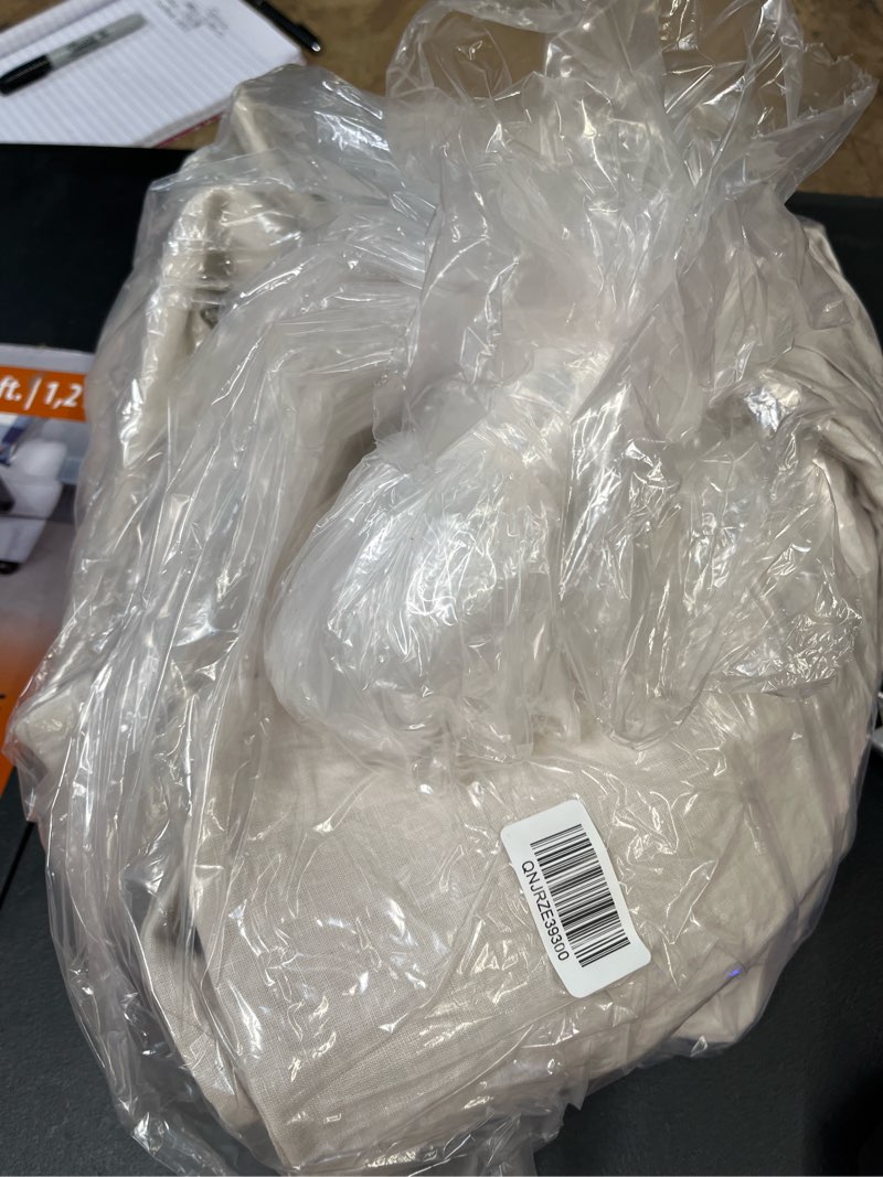 Condition photo showing Good Condition for european linen duvet cover set, full, sand