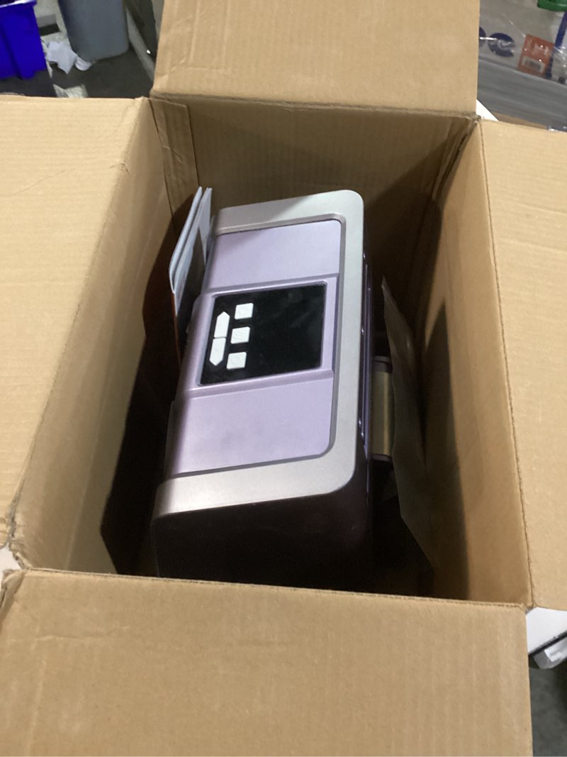 Condition photo showing Good Condition for HEATIT Space Heater with Remote for Indoor, Digital Display with Thermostat?Containing Plasma & Ozone, 1-12H Timer,1500W/750W, Electric Space Heater for Office, Bedroom,Violet,10.6"Dx7.0"W x 11.8"H Heater-PRO VIOLET