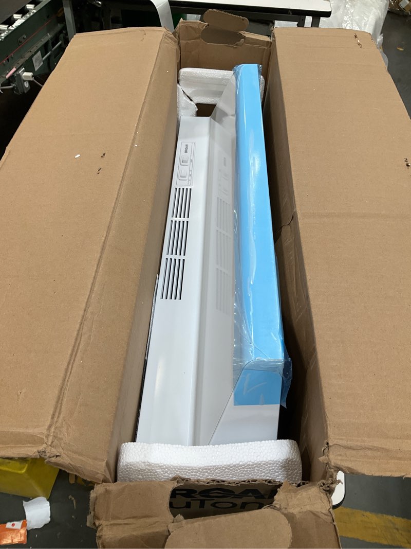 Condition photo showing Good Condition for broan-nutone 413001 non-ducted ductless range hood with lights exhaust fan for under cabinet, 30-inch, white white 30-inch