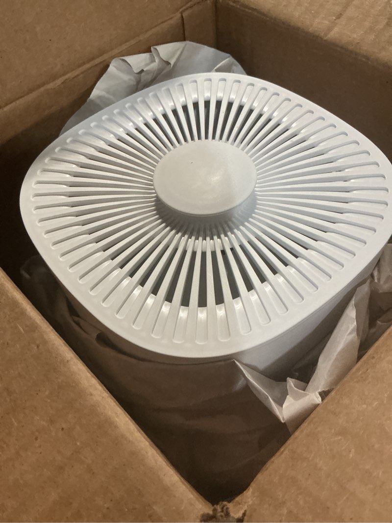 Condition photo showing As Is for XAMATTS Warm Mist Humidifiers, 3.5L Humidifier with 304SS Ceramic Glaze Layer Heating Inner, Healthy Small Air Humidifier with Adjustable Constant Humidity for Bedroom Off White