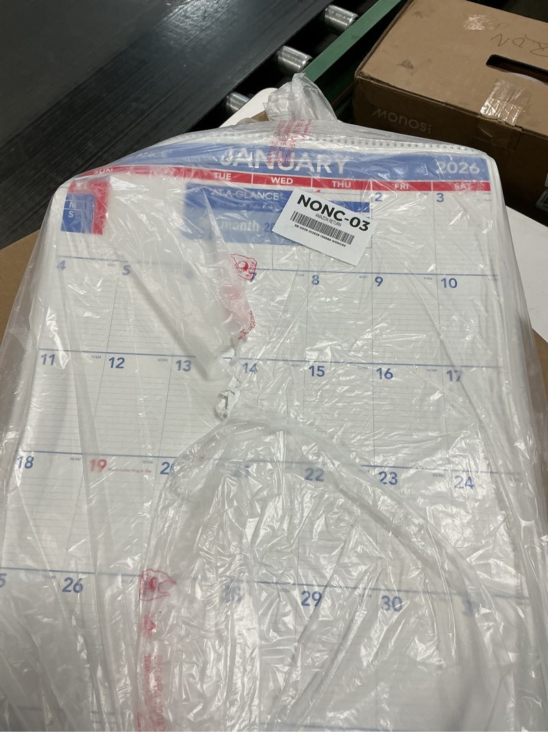 Condition photo showing As Is for AT-A-GLANCE 2026 Wall Calendar, 20" x 30", Extra Large (PM42826) 2026 New Edition 20"W x 30"H