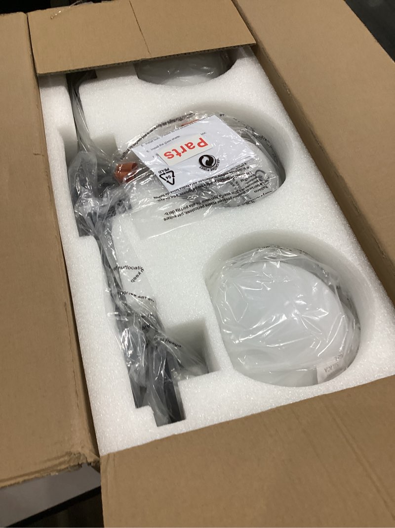 Condition photo showing Good Condition for Bathroom Vanity Light Fixtures, Modern 3 Lights Globe Wall Sconce Lighting Matte Black, Porch Wall Mount Light Fixture for Bathroom, Mirror Cabinets Hallway Stairs (Matte Black, 3-Light) Matte Black 3-Light