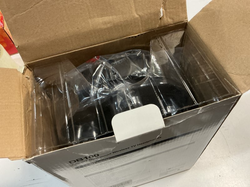 Condition photo showing New/Like New for Wireless Headphones for TV Watching with Charging Dock & RF Transmitter, Senior-Friendly Over Ear TV Headset, Compatible with Most Televisions Black