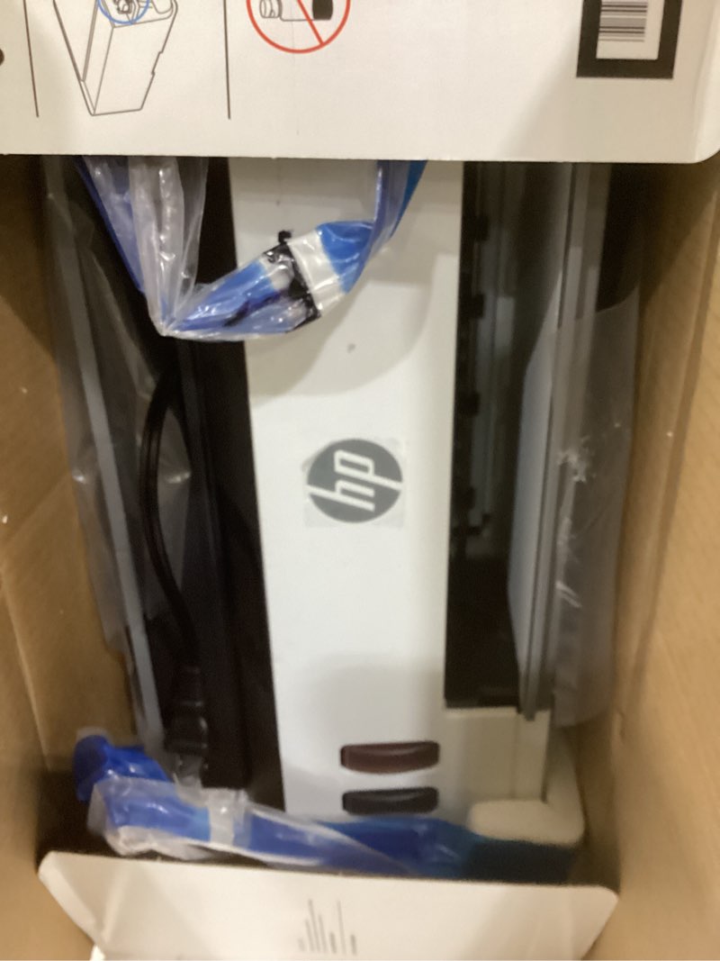 Condition photo showing As Is for hp smart tank plus 651 wireless all-in-one printer, ink tank printer-for-home use, 2 years of ink included auto document feeder, mobile print, scan, copy, fax, an ecotank alternative (7xv38a) white with black top