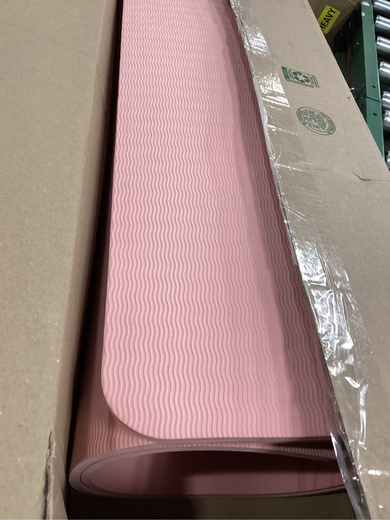 Condition photo showing Good Condition for Amazon Basics Extra Thick Exercise Yoga Mat with Carrying Strap Rose 1-Inch
