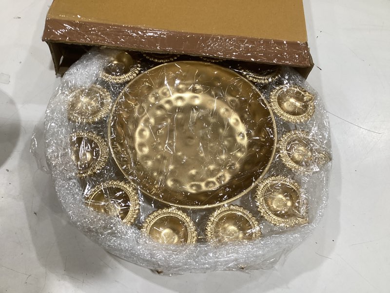 urli bowl 14 inch 12 diya holder indian diwali decorations floating flowers and tea light candle holder pooja navratri