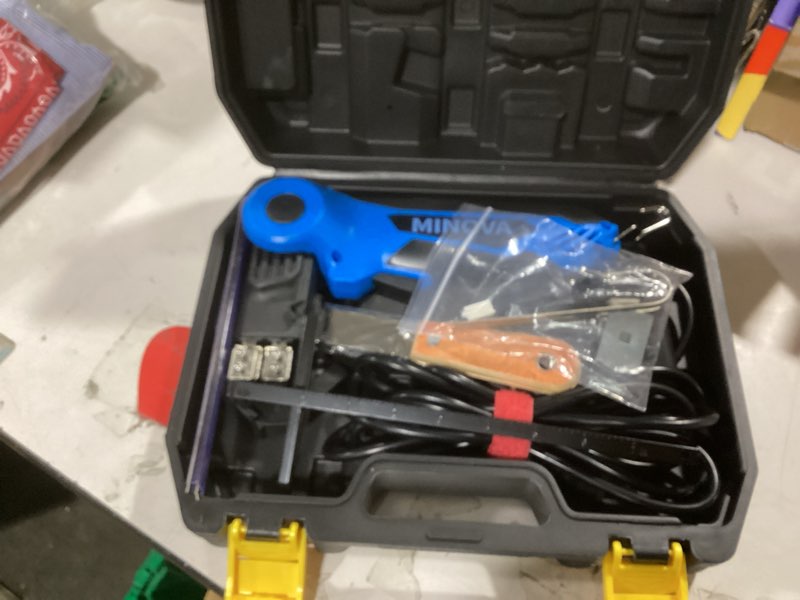 Condition photo showing Good Condition for 250w ac rotatable electric hot knife foam cutter styrofoam cutting tool kit air cooled hot knife cutter foam cutting tool kit with heavy-duty case simplified seriesii