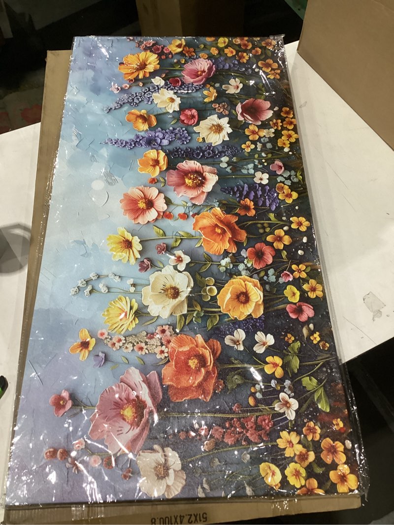 Condition photo showing As Is for Floral painting unknown size
