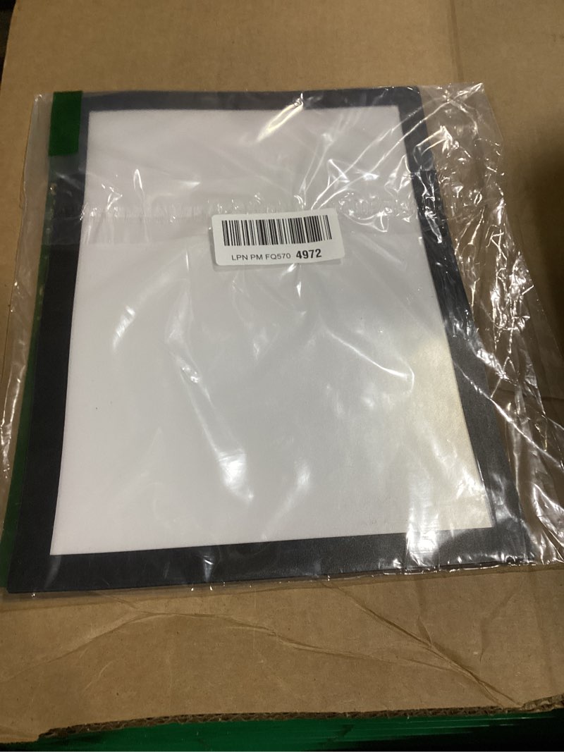 Condition photo showing Good Condition for ZHIDIAN Document Sign Holder Pockets with Magnetic Back, Plastic Poster Picture Notice Display Frame for Fridge/Whiteboard/Chalkboard/Cabinet, 8.5 x 11.6 Inches, Black, 2 Pcs