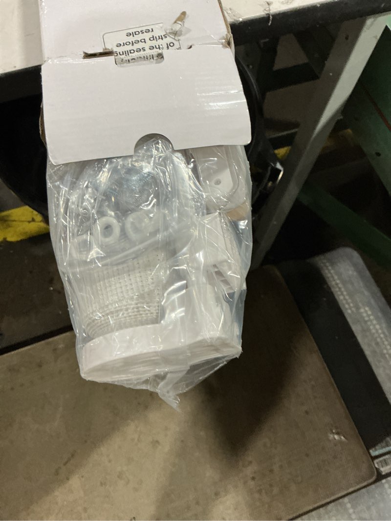 Condition photo showing As Is for Reinforced 42" Extra Tall X 100" Extra Wide Baby Gate for Large Openings Stop Babies and Pets from Drilling Through Retractable Baby Gates Extra Tall Retractable Dog Gate No Sagging Retractable Gate White 42" Tall x 100" Wide? With Reinforced Bar ?