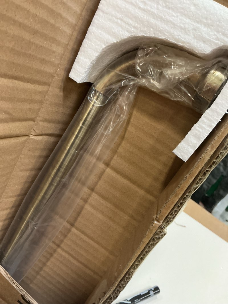 Condition photo showing New/Like New for Antique Bronze Disc Curtain Rods, 48-84 Inches Window Curtain Rod,Adjustable Room Darkening Curtain Rod with Aluminum Finials and Brackets,Wrap Around Design 48-84" Antique Bronze