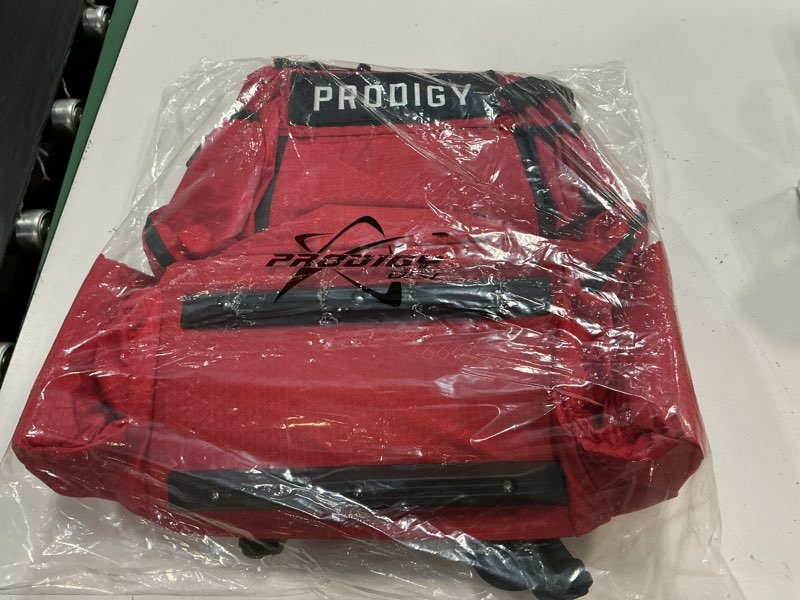 Condition photo showing New/Like New for prodigy disc bp-3 v3 backpack disc golf bag red