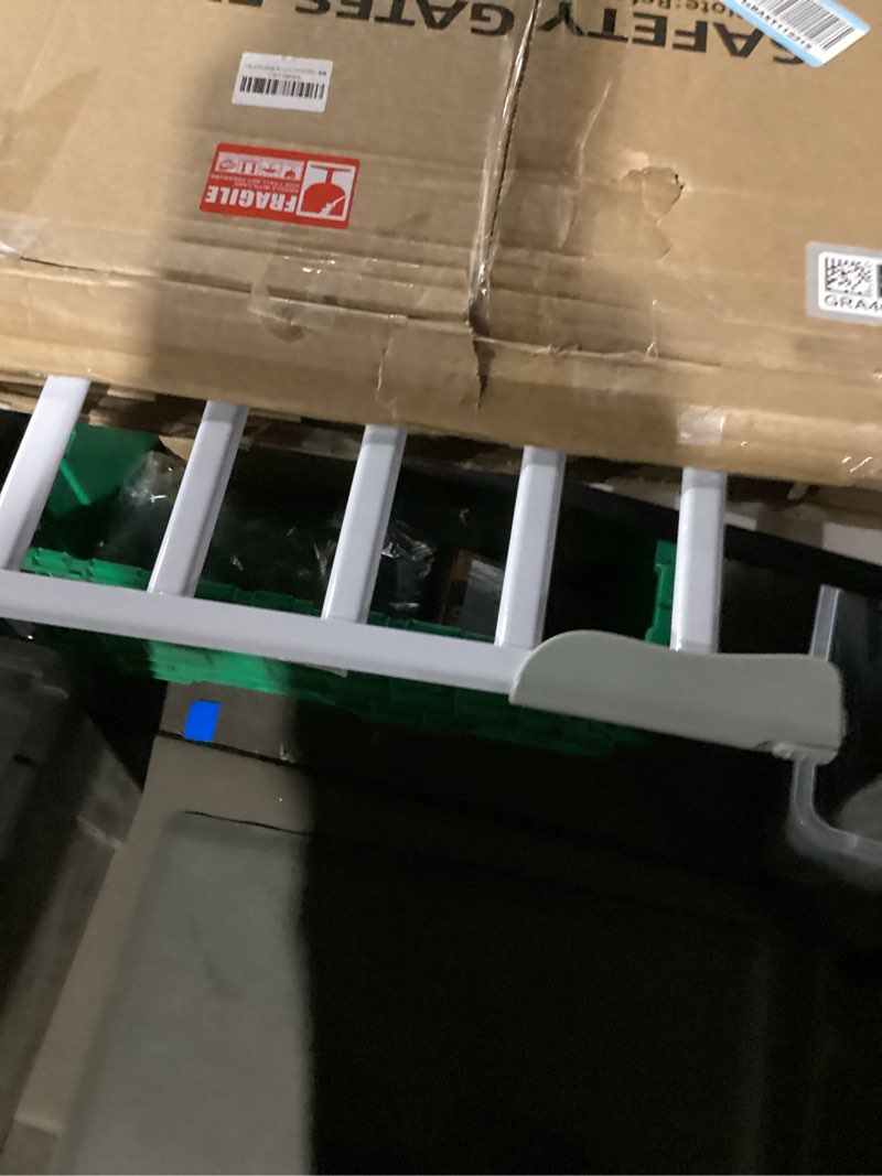 Condition photo showing Good Condition for 41" Tall Safety Pet Gate,Adjustable 29.92"-43.71" Wide,No Drilling Pressure Mount Kit,Auto Close Cat Gate Suitable for Stairs,Doorways,White (29.92"-43.71" W) White 29.92"-43.71"W