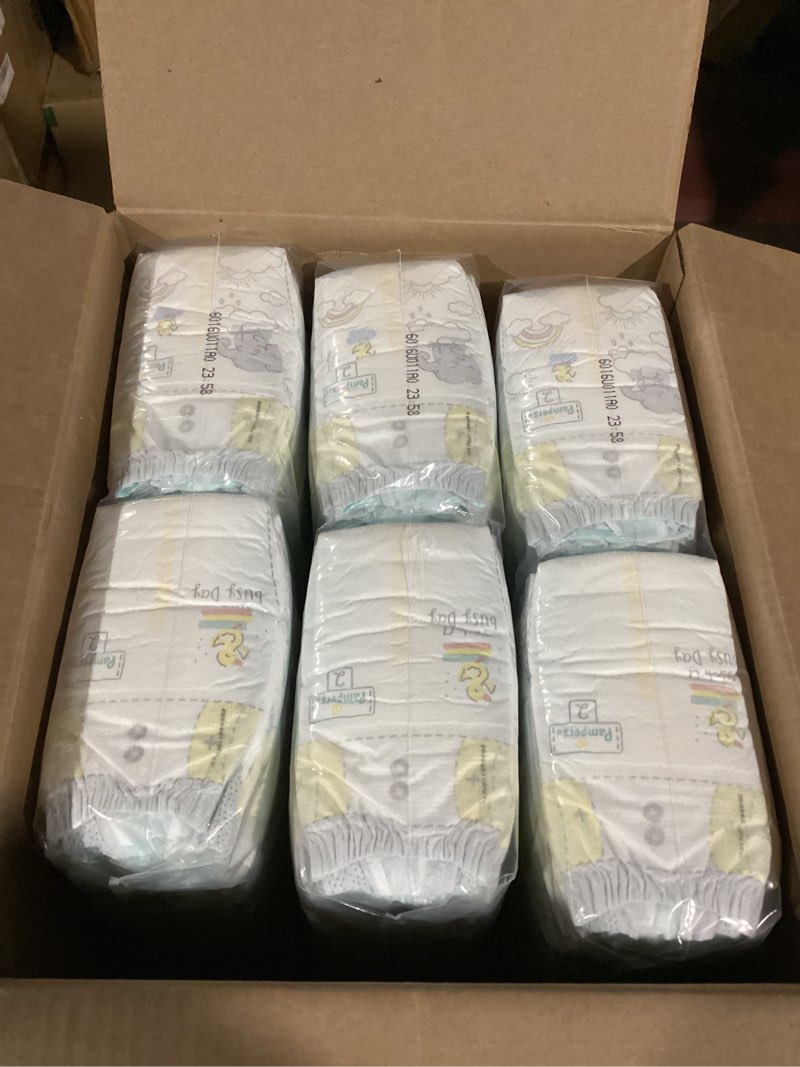 Condition photo showing Good Condition for Pampers Baby Diapers - Swaddlers - Size 2, 186 Count, Ultra Absorbent Disposable Infant Diaper