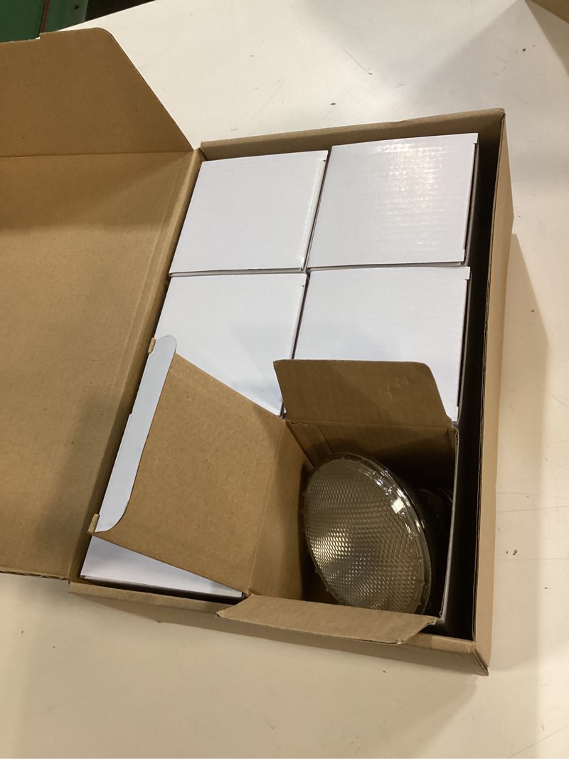 Condition photo showing New/Like New for par30 short neck halogen flood light bulbs, 6 pcs 75w 120v light bulb with e26 medium base, 3000k warm white high output, par30 dimmable bulbs for 5-6in recessed/ceiling can/accent/tracking lights