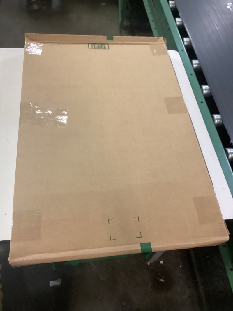 Condition photo showing New/Like New for u brands farmhouse magnetic dry erase board white board, 24" x 18", white wood style frame, includes 2 magnets 24"w x 18"h