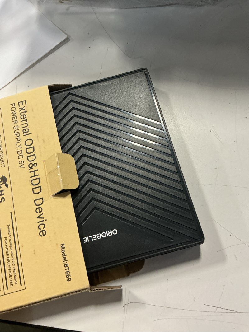 Condition photo showing Good Condition for external cd dvd drive, ultra slim cd burner usb 3.0 with 4 usb ports and 2 tf/sd card slots, optical disk drive for laptop mac, pc windows 11/10/8/7 linux os 8 in 1