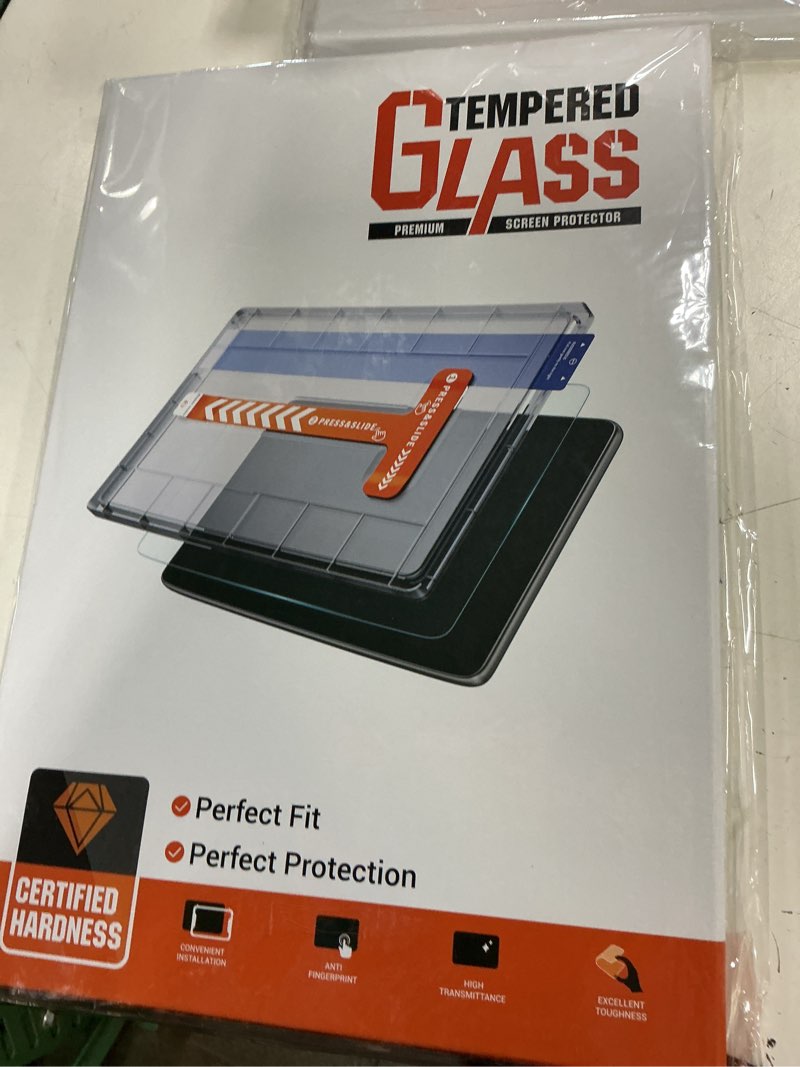 Condition photo showing New/Like New for screen protector for tesla model 3 highland(2024-2026)/model y juniper(2025-2026) - 2pcs [15.4-inch navigation & 8-inch rear screen] with alignment kit - tempered glass film model 3/y accessories tesla model y/3 2026-glossy