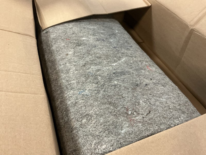 Condition photo showing Good Condition for ottomanson 4' x 8' non-slip rug pad gripper 1/4 inch thick dual surface felt + rubber gripper - safe for all floors, brown brown 8' x 4' (rectangular)