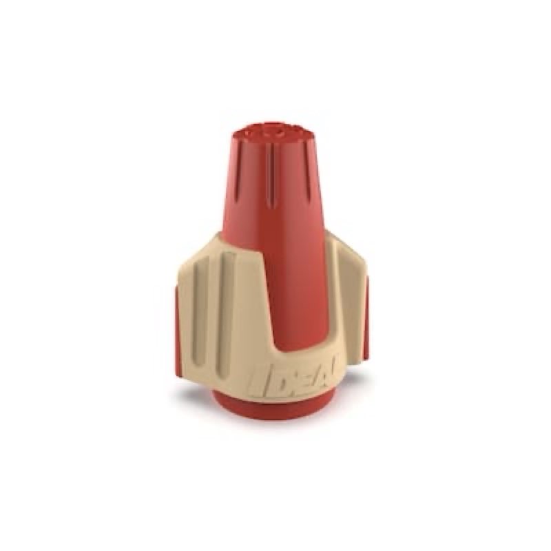 ( 5 pack) IDEAL Wing Wire Connectors Red/Tan ( 500 -Pack )