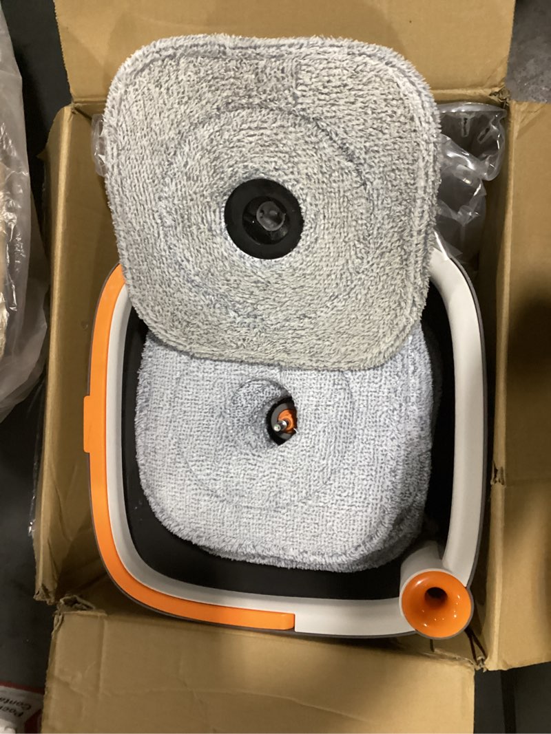 Condition photo showing Good Condition for Mop and Bucket Set, Spin Mop with Separate Dirty Water System, Deep-Cleaning Mops for Floors, Versatile Mops for Walls 4 Pad