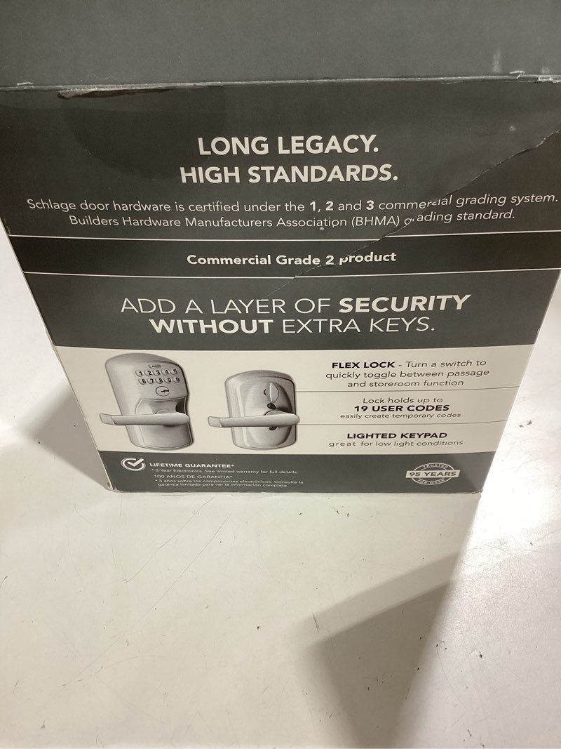 Condition photo showing Good Condition for kwikset smartcode 955 light commercial keyless entry satin chrome keypad electronic handle