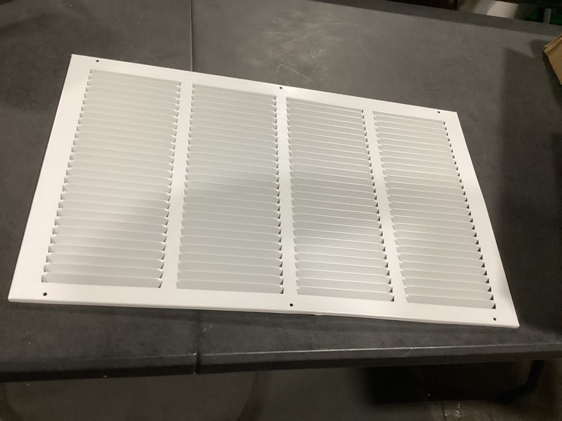 Condition photo showing Good Condition for return air grille for 20"wx10"h inch duct opening,air return vent cover for wall or ceiling,ac wall vent cover grill hvac cold air intake grille without filter housing,outer dimension:21.75"wx11.75"h 20''w×10''h