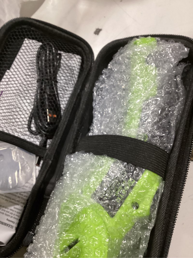 Condition photo showing New/Like New for Cordless Electric Scissors: 4V Rechargeable Rotary Cardboard Cutter, 3000mAh Battery, with LED Light, 2 Blades, Box Cutter for Fabric Carpet Carton Plastic Leather Cloth