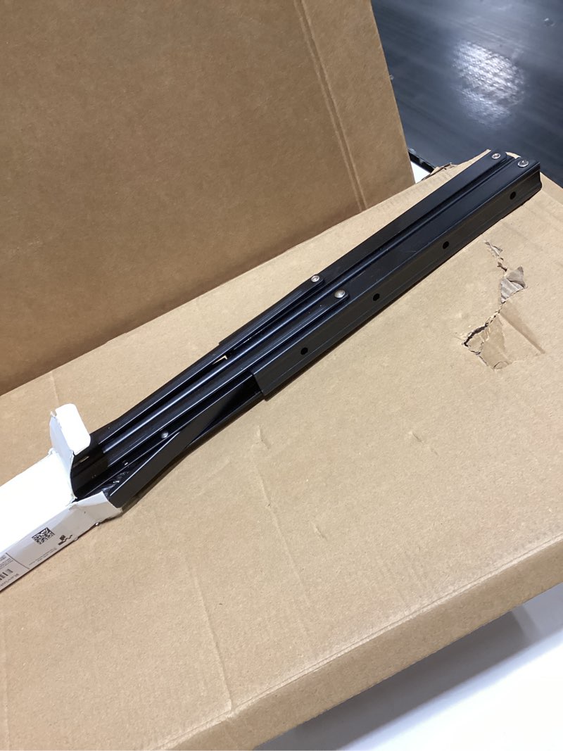 Condition photo showing Good Condition for Ravinte 2 Pack 22 Inch Folding Shelf Brackets – Matte Black, Heavy Duty Collapsible Brackets for Tables and Benches – Space-Saving Design 22 Inch 2