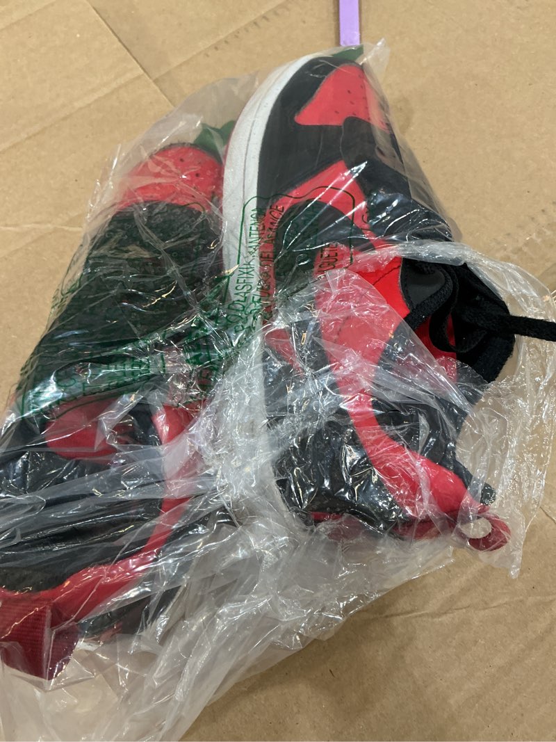 Condition photo showing As Is for nike unisex kids' court borough low recraft shoes - boys girls toddlers & baby sneakers big kid (8-12 years) 6 big kid black/black/black