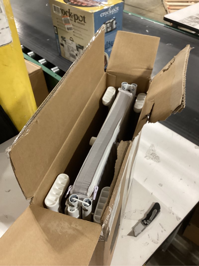 Condition photo showing As Is for Baby Delight Snuggle Nest Portable Infant Bassinet - Driftwood Gray