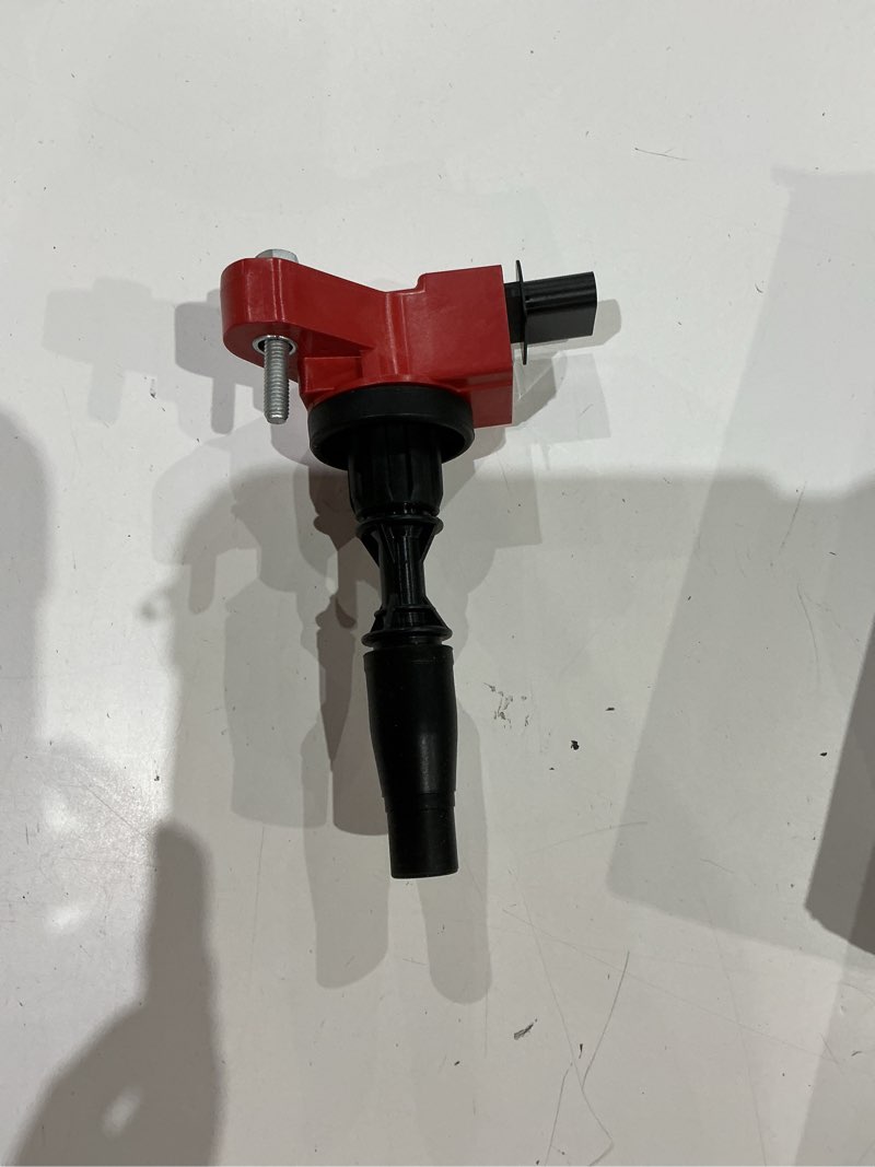Condition photo showing As Is for trq ignition coil set 6 piece compatible with 17-21 gmc acadia 17-21 canyon 16-21 chevrolet camaro 19-21 blazer 17-21 colorado 16-21 cadillac xt5 20-21 xt6 performance red ica64515