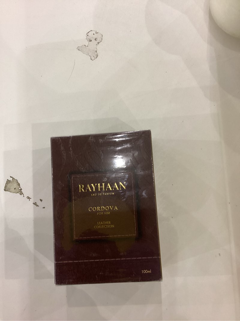 Condition photo showing New/Like New for Rayhaan Cordova Eau de Parfum Spray for Men, 3.4 Ounce